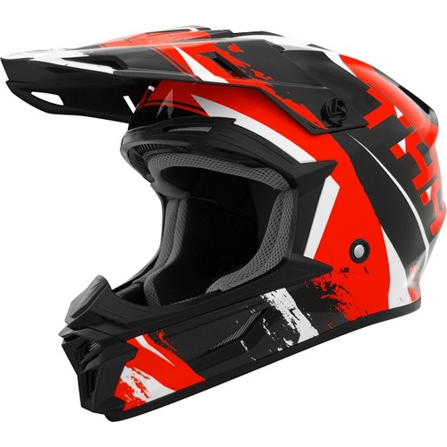 THH T710X Rage Black/Red Helmet [Size:XS]