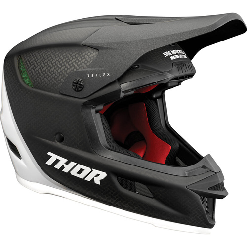 Thor 2021 Reflex Polar Carbon/White Helmet [Size:XS]