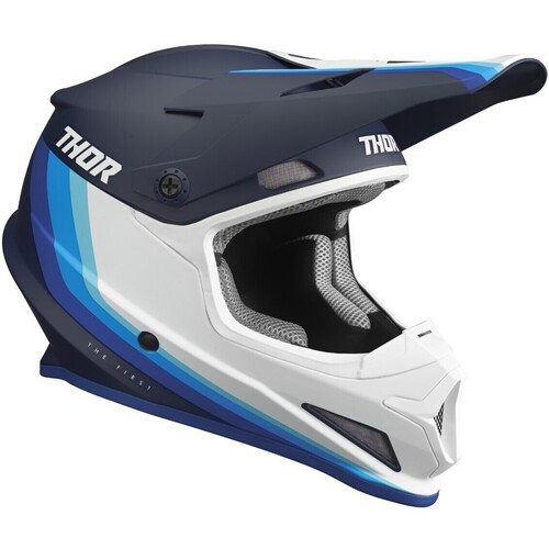 Thor 2023 Sector MIPS Runner Navy/White Helmet [Size:XS]