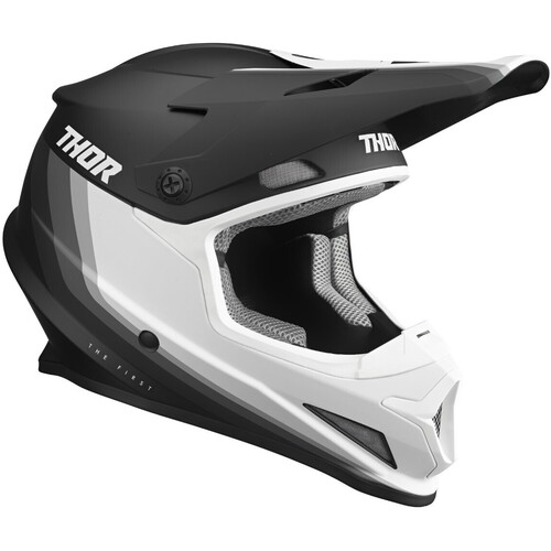 Thor 2023 Sector MIPS Runner Black/White Helmet [Size:XS]