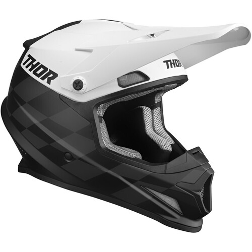 Thor 2023 Sector Birdrock Black/White Helmet [Size:XS]