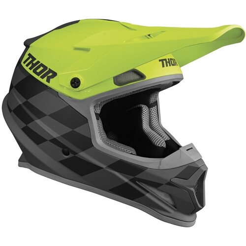 Thor 2023 Sector Birdrock Grey/Acid Helmet [Size:LG]