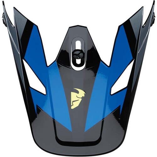 Thor Replacement Visor Peak for Sector Helmets Fader Blue/Black