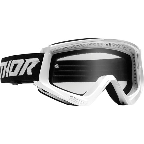 Thor Combat Racer Youth Goggles White/Black