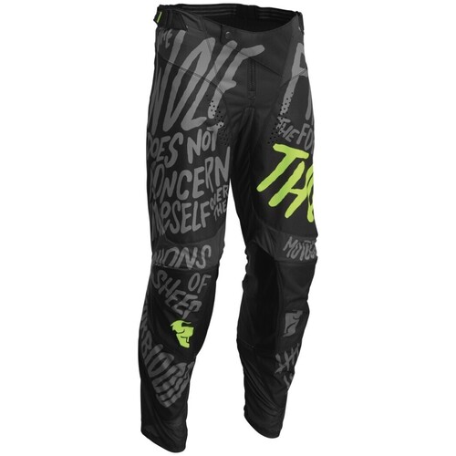 Thor 2022 Pulse Counting Sheep Charcoal/Acid Pants [Size:28]