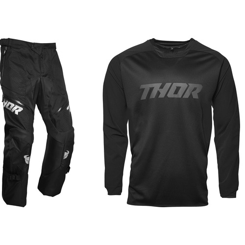 Thor 2021 Terrain Black Over The Boot Gear Set