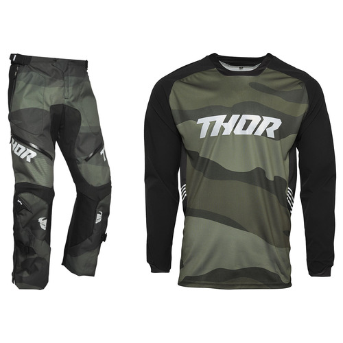 Thor 2021 Terrain Camo Over The Boot Gear Set