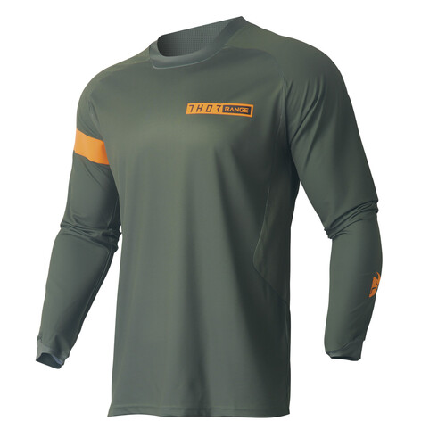 Thor 2024 Range Army/Orange Jersey [Size:SM]