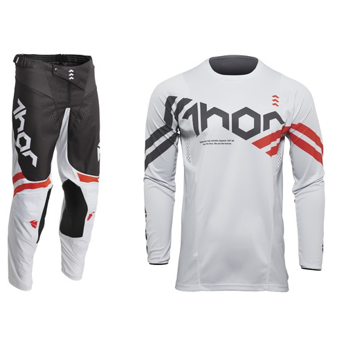 Thor 2022 Pulse Cube Grey/Orange Youth Gear Set