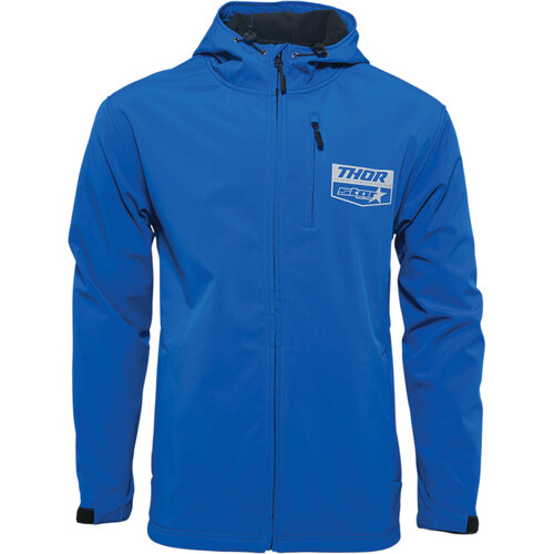 Thor 2024 Star Racing Softshell Blue Textile Jacket [Size:SM]