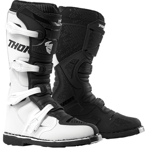 Thor 2023 Blitz XP White/Black Boots [Size:7]