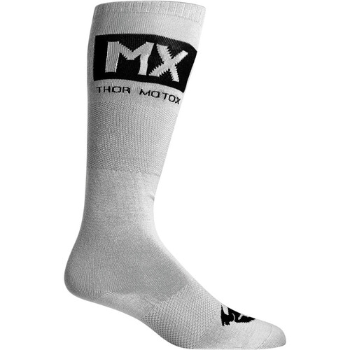 Thor MX Cool Grey/Black Youth Socks