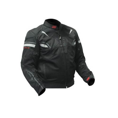 Rjays Swift II Black/Grey Textile Jacket [Size:XS]