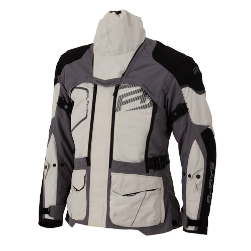 Rjays Adventure Grey/Black Textile Jacket [Size:SM]