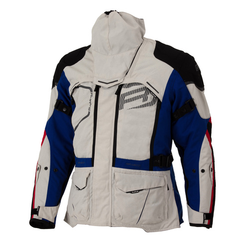 Rjays Adventure Grey/Blue Textile Jacket [Size:LG]