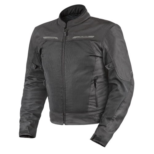 Rjays Zephyr Black Textile Jacket [Size:2XL]