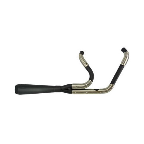 Trask Performance TP-TM-5000BK Assault 2-1 Exhaust System Black for Touring 07-16