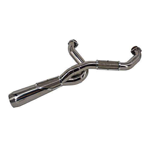 Trask Performance TP-TM-5110PO Big Sexy Performance 2-1 Exhaust System Polished for Touring 17-Up