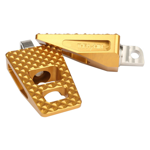 Thrashin Supply TS-TSC-2020-5-SR P-54 Footpegs Gold for Softail 18-Up (Rear)