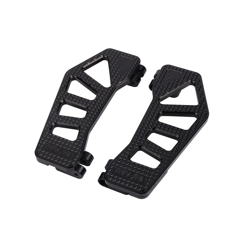 Thrashin Supply TS-TSC-2211-1 Black Apex Bagger Rider Floorboards for Touring 82-Up/FL Softail 86-17