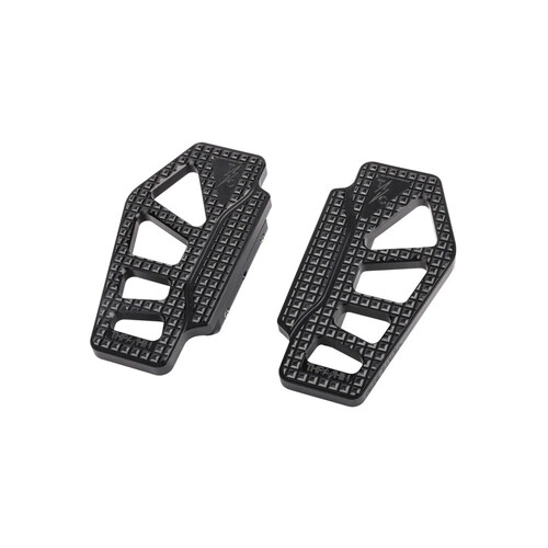 Thrashin Supply TS-TSC-2217-1-BR Apex Rear/Passenger Floorboards Black for Touring 83-Up