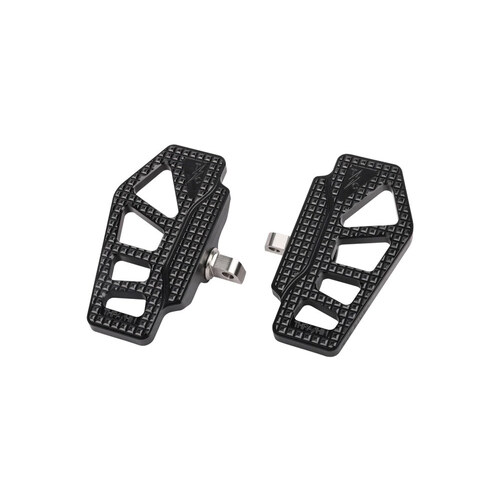 Thrashin Supply TS-TSC-2217-1-D Apex Mini Floorboards Black