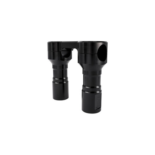 Thrashin Supply TS-TSC-4100-1 4" Hole Shot Risers Black