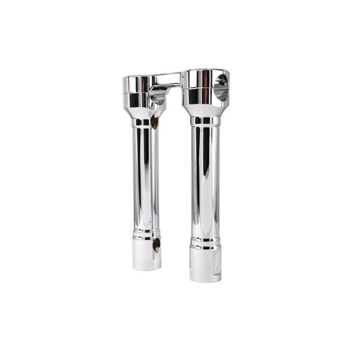 Thrashin Supply TS-TSC-8100-3 8" Hole Shot Risers Chrome