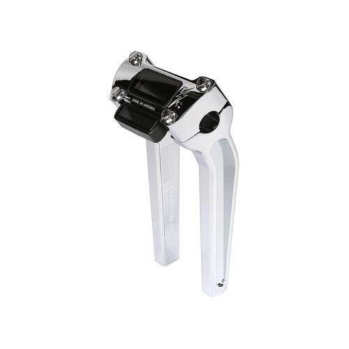 Thrashin Supply TS-TSC-9500-3 9.5" Pull Back Thrashin Risers Chrome for Softail/Street Bob/Breakout 18-Up/Standard 20-Up