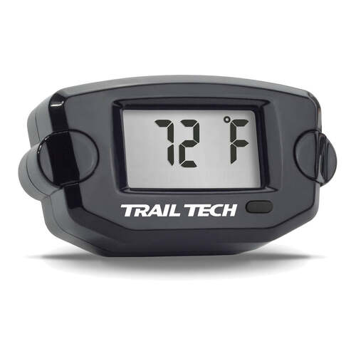 Trail Tech TTO Digital Temperature Gauge Black w/7mm Radiator Fin