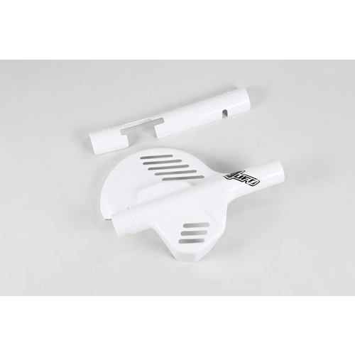 UFO Front Disc Cover White for Honda XR600 85-89