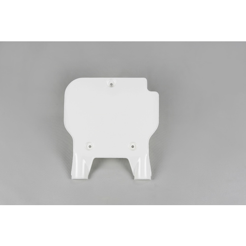 UFO Front Number Plate White for Kawasaki KX80 91-97