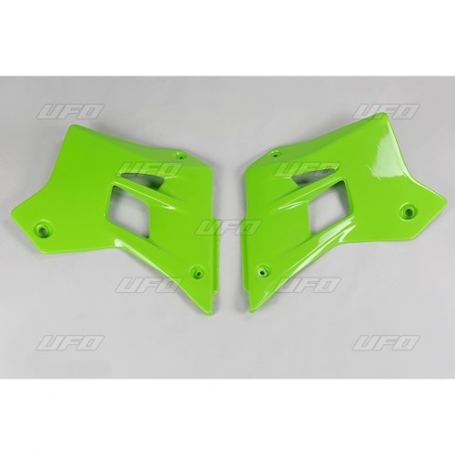 UFO Radiator Shrouds Green for Kawasaki KDX200 95-18