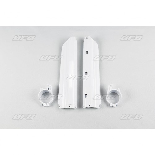 UFO Fork Slider Protectors White for Yamaha YZ125/YZ250 91-95