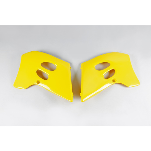 UFO Radiator Shrouds Yellow for Suzuki RM125/RM250 93-95