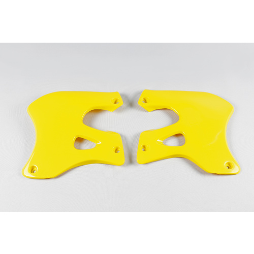 UFO Radiator Shrouds Yellow for Suzuki RM125/RM250 96-98