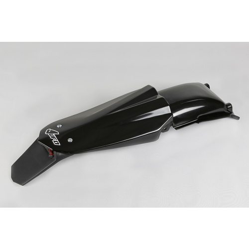 UFO Rear Fender Black w/Tailight for Husqvarna CR125/TE/TX 250/TC/TE 310 05-07/WR125 05-08/CR/WR250 05-13/WR300 09-13