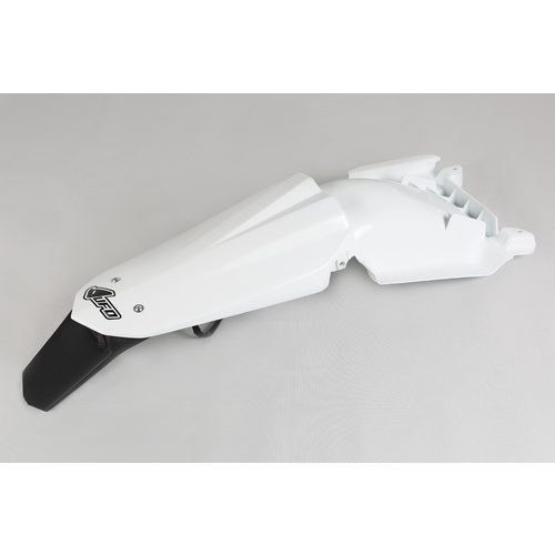 UFO Rear Fender White w/Tailight for Husqvarna TE/TX 250/TC/TE 310 08-13