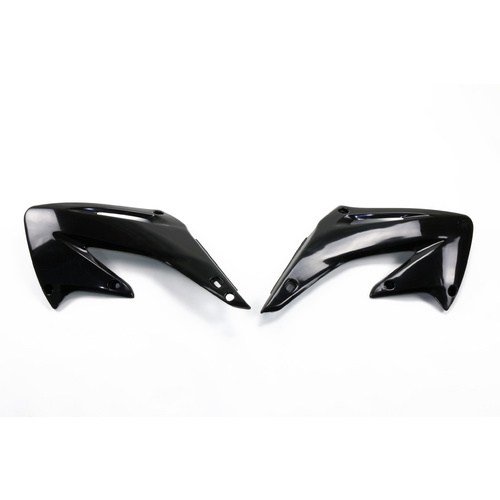 UFO Radiator Shrouds Black for Honda CR125/CR250 02-07