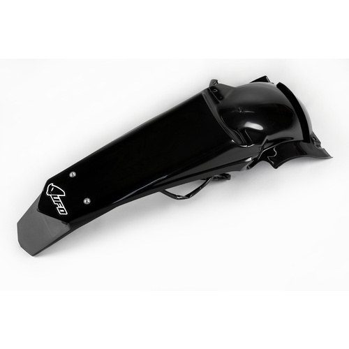 UFO Rear Fender Black w/LED Tailight for Yamaha WR250F 07-14/WR450F 07-15