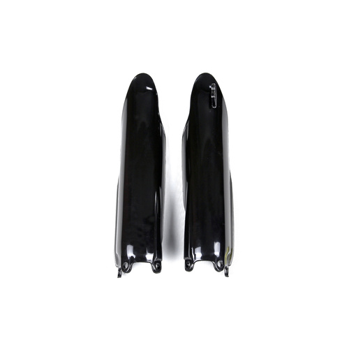 UFO Fork Slider Protectors Black for Yamaha YZ125/YZ250 08-21/YZ250F/YZ450F 08-09