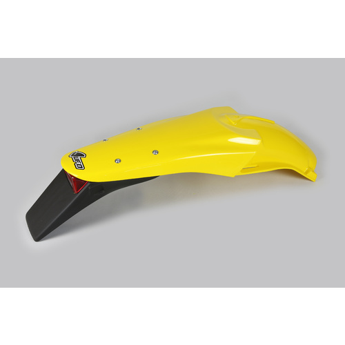 UFO Rear Fender Yellow w/Tailight for Suzuki DRZ400E 00-23