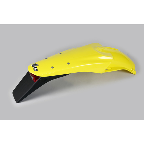 UFO Rear Fender 2001-2018 Yellow w/Tailight for Suzuki DRZ400E 00-23