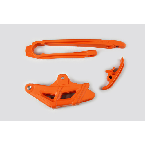 UFO Chain Guide & Swingarm Chain Slider Kit 1998-2018 Orange for KTM EXC/EXC-F 12-23