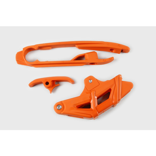 UFO Chain Guide & Swingarm Chain Slider Kit 1998-2018 Orange for KTM SX/SX-F 16-22/SX 250 17-22