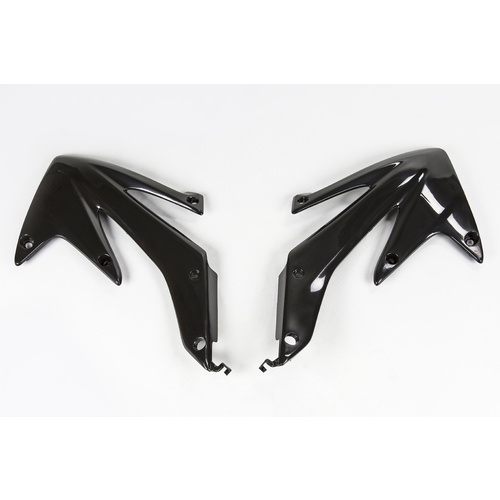 UFO Radiator Shrouds Black for Honda CRF450X 05-07