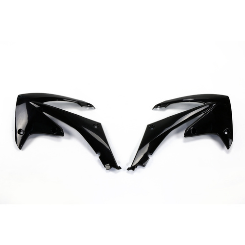 UFO Radiator Shrouds Black for Honda CRF250R 10-13/CRF450R 09-12