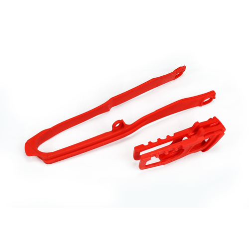 UFO Chain Guide & Swingarm Chain Slider Kit 2000-2018 Red for Honda CRF250R 18-21/CRF250RX 19-21/CRF450R/CR450RX 17-20