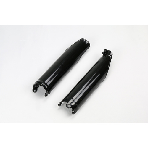 UFO Fork Slider Protector Black for Honda CRF250R 18-21/CRF250RX 19-21/CRF450R/450RX 17-20