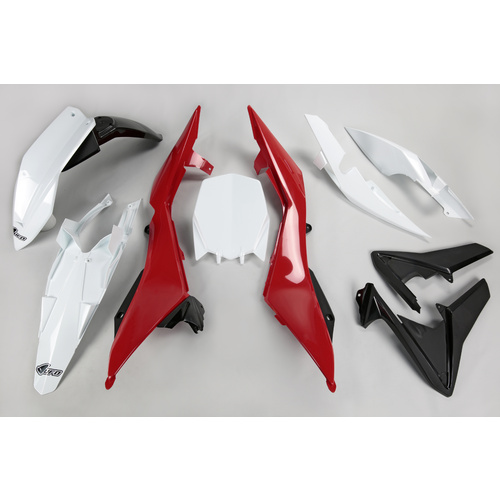 UFO Plastics Kit OEM Colours for Husqvarna TC 449/499 11-13